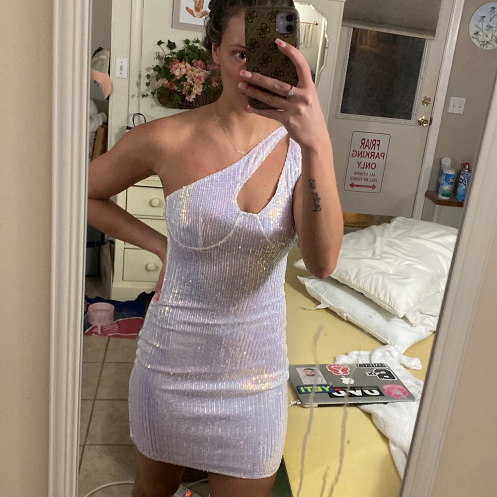 Sequence mini dress